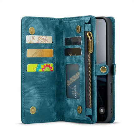 Caseme Case iPhone 16 Pro Max - Multifunctional Wallet - Blue