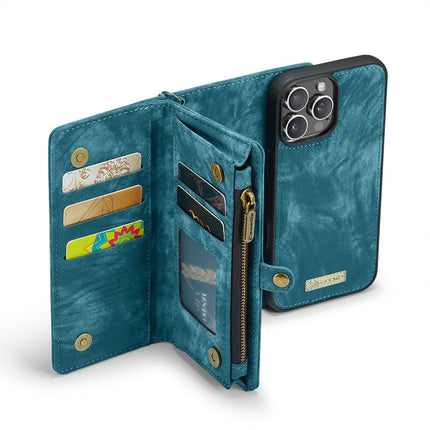 Caseme Case iPhone 16 Pro Max - Multifunctional Wallet - Blue