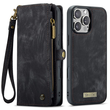 Caseme Case iPhone 16 Pro Max - Multifunctional Wallet - Black