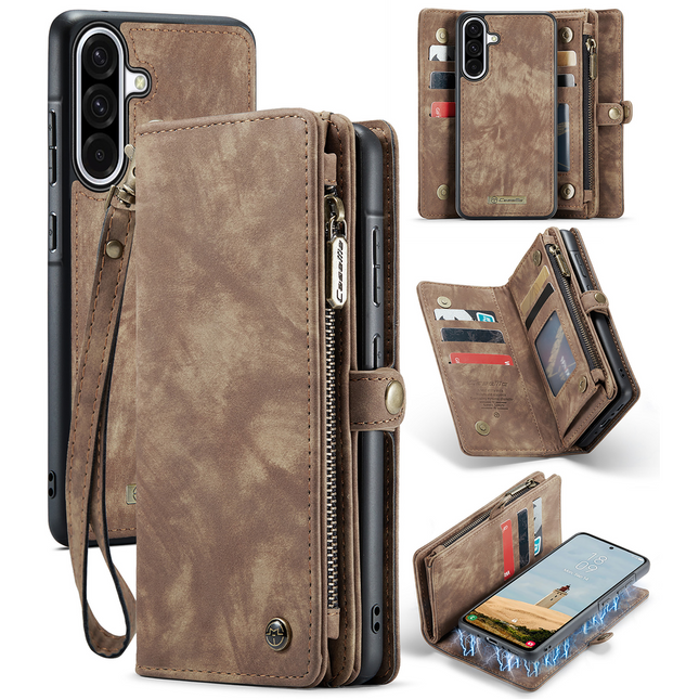 Caseme Case Samsung Galaxy A36 - Multifunctional Wallet - Brown