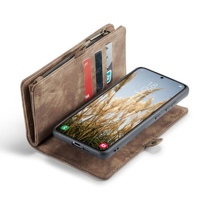 Caseme Case Samsung Galaxy S24 FE - Multifunctional Wallet - Brown