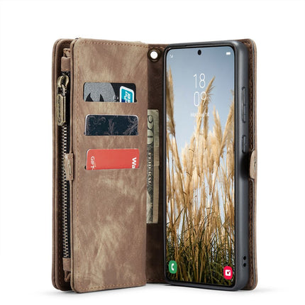 Caseme Case Samsung Galaxy S24 FE - Multifunctional Wallet - Brown