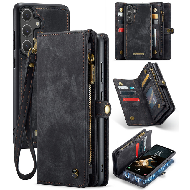 Caseme Case Samsung Galaxy S25+ - Multifunctional Wallet - Black