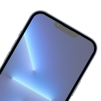 iPhone 13 Pro Max - Full Cover Screenprotector Tempered Glass - Black