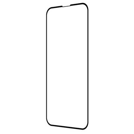 iPhone 13 Pro Max - Full Cover Screenprotector Tempered Glass - Black