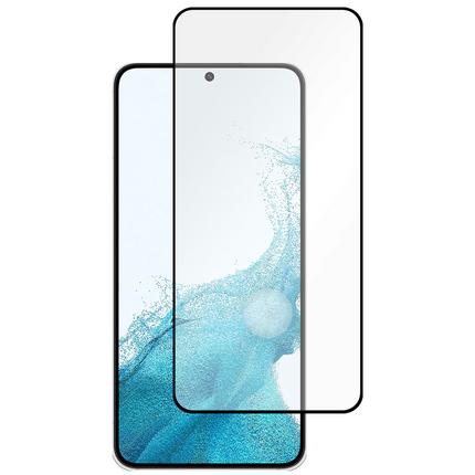Samsung Galaxy S22+ - Full Cover Screenprotector Tempered Glass - Black