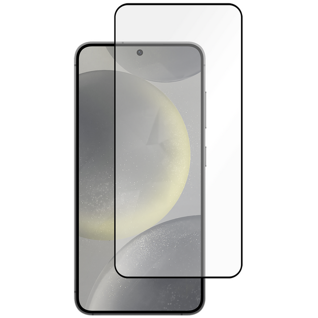 Samsung Galaxy S24 - Full Cover Screenprotector Tempered Glass - Black