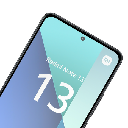 Xiaomi Redmi Note 13 4G - Full Cover Screenprotector Tempered Glass - Black