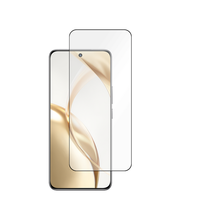 Honor 200 - Full Cover Screenprotector Tempered Glass - Black