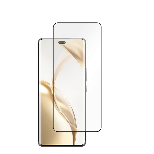 Honor 200 Pro - Full Cover Screenprotector Tempered Glass - Black
