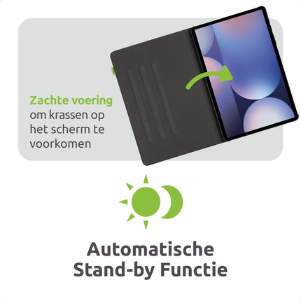 Gecko Covers Samsung Tab S10+ - Cactus Cover - Black