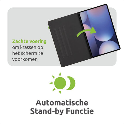Gecko Covers Samsung Tab S10 Ultra - Cactus Cover - Black