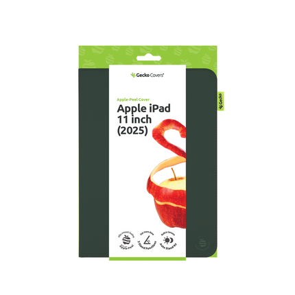 Gecko Covers iPad 2025 (11th Gen) / iPad 2022 (10th Gen)- Apple-Peel Leather - Green