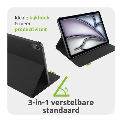 Gecko Covers iPad 2025 (11th Gen) / iPad 2022 (10th Gen) - Cactus Leather - Black