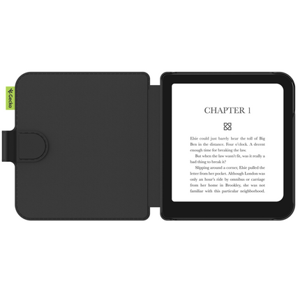 Gecko Covers Kobo Libra Colour / Tolino Vision Color - Cactus Leather - Black