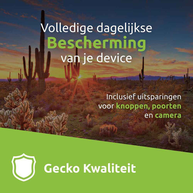 Gecko Covers Samsung Galaxy Tab S11 - Cactus Leather - Black