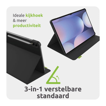 Gecko Covers Samsung Galaxy Tab S11 - Cactus Leather - Black