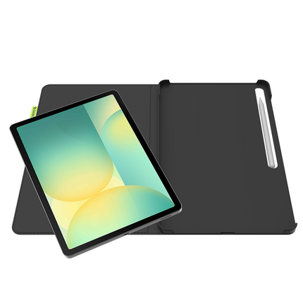 Gecko Covers Samsung Galaxy Tab S9 / S9 FE / S10 FE / S10 Lite - Cactus Leather - Black