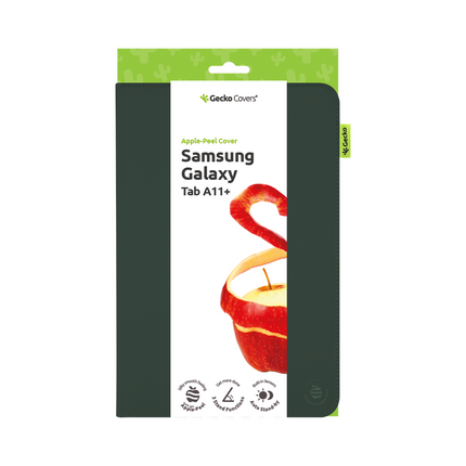 Gecko Covers Samsung Galaxy Tab A11 Plus / A9 Plus - Apple-Peel Leather - Green