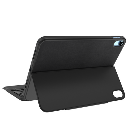 Gecko Covers iPad 2025 (11th Gen) / iPad 2022 (10th Gen) - Cactus Leather Keyboard Case - Qwerty - Black - V10KB2733C1