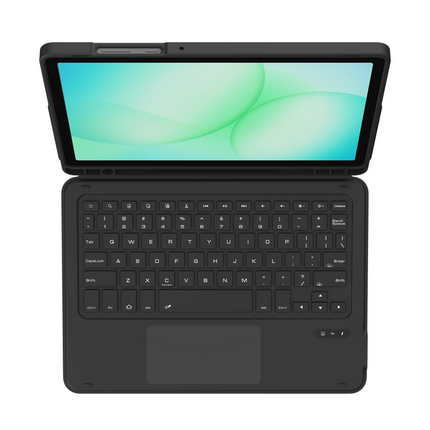 Gecko Covers Samsung Galaxy Tab A11 Plus / A9 Plus - Cactus Leather Keyboard Case - Qwerty - Black - V11KB2813C1