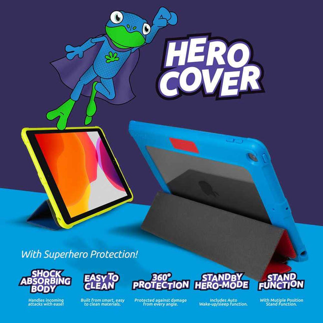 Gecko Covers Samsung Galaxy Tab A7 Super Hero Cover - Red/Blue