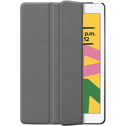 iPad 2021 (9th Gen)/2020 (8th Gen)/iPad 2019 (7th Gen) - TriFold Smart Book Case - Grey