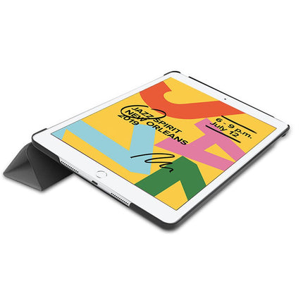 iPad 2021 (9th Gen)/2020 (8th Gen)/iPad 2019 (7th Gen) - TriFold Smart Book Case - Grey