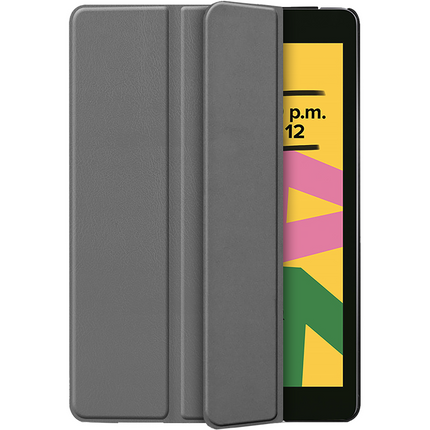 iPad 2021 (9th Gen)/2020 (8th Gen)/iPad 2019 (7th Gen) - TriFold Smart Book Case - Grey