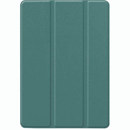 iPad 2021 (9th Gen)/2020 (8th Gen)/iPad 2019 (7th Gen) - TriFold Smart Book Case - Green
