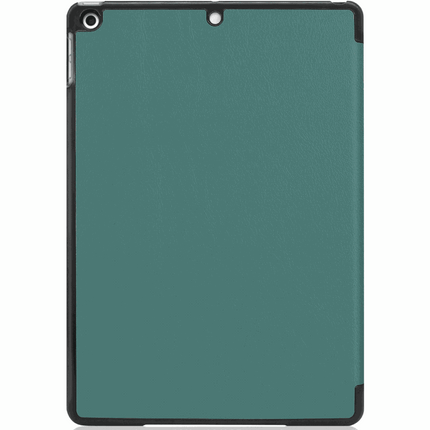 iPad 2021 (9th Gen)/2020 (8th Gen)/iPad 2019 (7th Gen) - TriFold Smart Book Case - Green