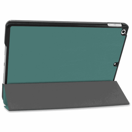 iPad 2021 (9th Gen)/2020 (8th Gen)/iPad 2019 (7th Gen) - TriFold Smart Book Case - Green