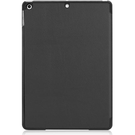 iPad 2021 (9th Gen)/2020 (8th Gen)/iPad 2019 (7th Gen) - TriFold Smart Book Case - Black