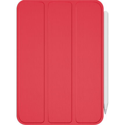 iPad Mini 2024 (7th Gen) - TriFold Smart Book Case - Red