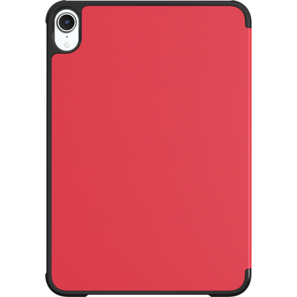 iPad Mini 2024 (7th Gen) - TriFold Smart Book Case - Red