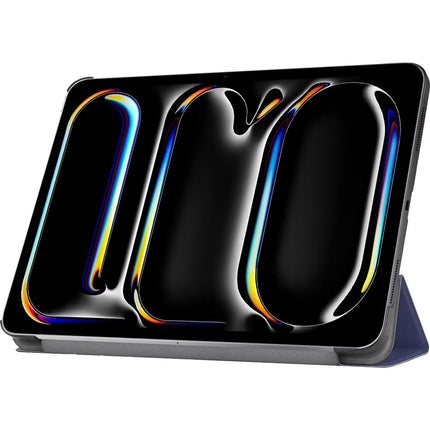 iPad Pro 11 (M5 2025 / M4 2024) - TriFold Smart Book Case - Blue