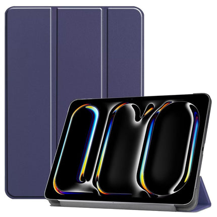 iPad Pro 11 (M5 2025 / M4 2024) - TriFold Smart Book Case - Blue