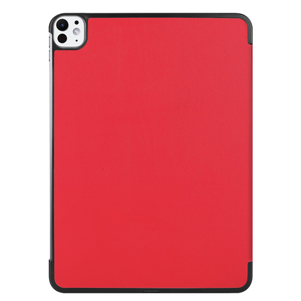 iPad Pro 11 (M5 2025 / M4 2024) - TriFold Smart Book Case - Red