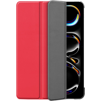 iPad Pro 13 (M5 2025 / M4 2024) - TriFold Smart Book Case - Red
