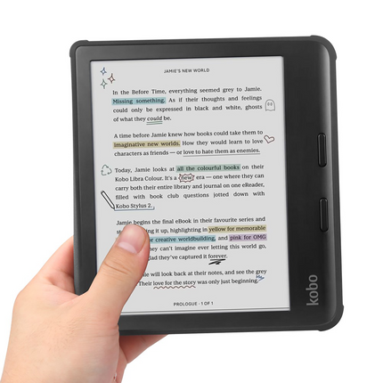 Kobo Libra Colour / Tolino Vision Color - Folio Case - Black