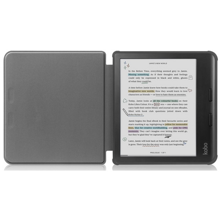 Kobo Libra Colour / Tolino Vision Color - Folio Case - Black