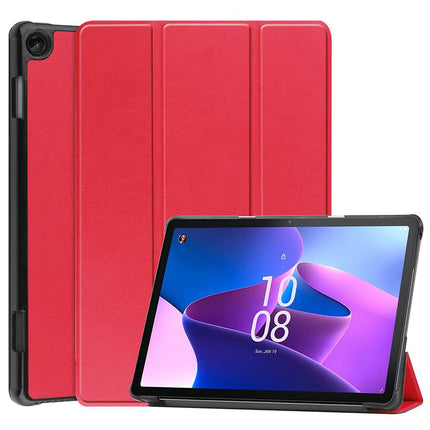 Lenovo Tab M10 Gen 3 - TriFold Smart Book Case - Red