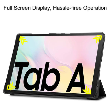 Samsung Galaxy Tab A7 2020 - TriFold Smart Book Case - Black