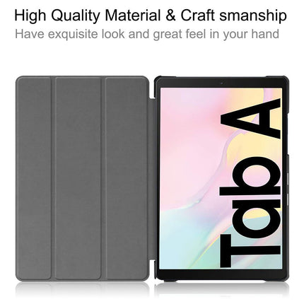 Samsung Galaxy Tab A7 2020 - TriFold Smart Book Case - Black