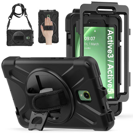 Samsung Galaxy Tab Active5 / Tab Active3 - Shockproof Case (Hand Strap) - Black