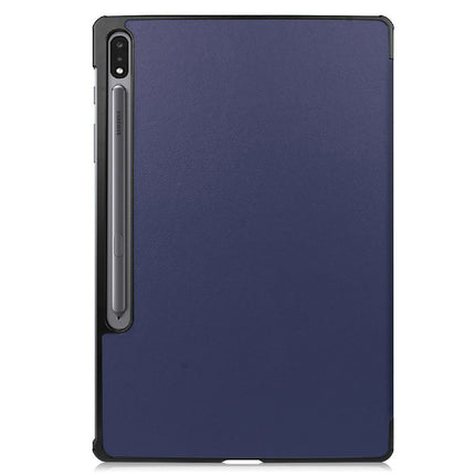 Samsung Galaxy Tab S9 / S9 FE / S10 FE / S10 Lite - TriFold Smart Book Case - Blue