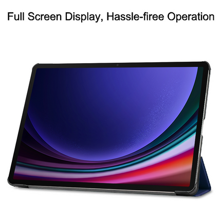 Samsung Galaxy Tab S9 / S9 FE / S10 FE / S10 Lite - TriFold Smart Book Case - Blue