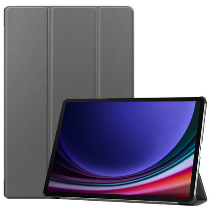 Samsung Galaxy Tab S9 / S9 FE / S10 FE / S10 Lite - TriFold Smart Book Case - Grey