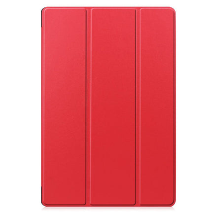 Samsung Galaxy Tab S9 / S9 FE / S10 FE / S10 Lite - TriFold Smart Book Case - Red
