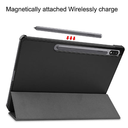 Samsung Galaxy Tab S9 / S9 FE / S10 FE / S10 Lite - TriFold Smart Book Case - Black